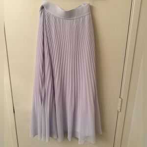 Wilfred Light Purple A-Line Pleated Skirt Size S